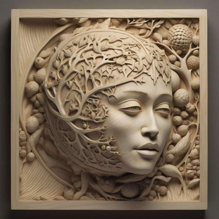 نموذج ثلاثي الأبعاد لآلة CNC 3D Art 